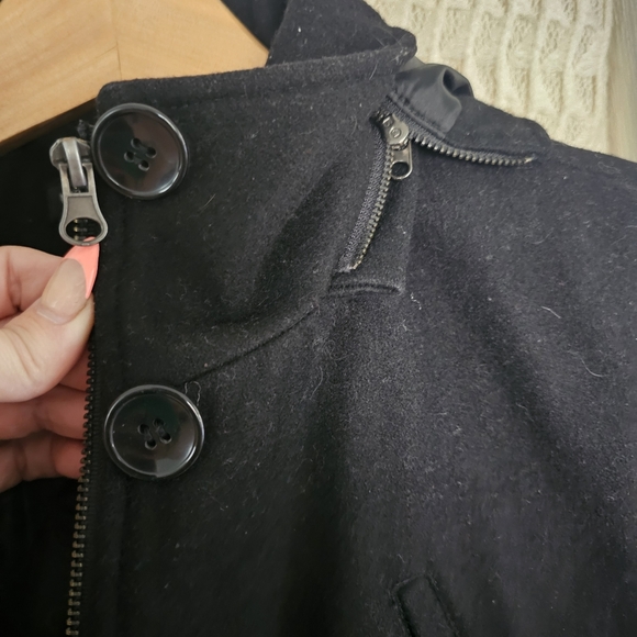 New York & Company Black Bomber Jacket - Picture 3 of 5